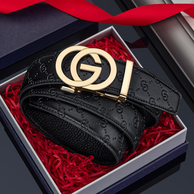 Formal Belt Leather Thin - New Thin 34mm Business Men's Belt