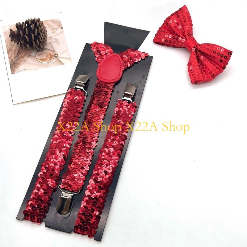 Suspender Clip Formal - Máy bóng tối độc đáo Bowtie