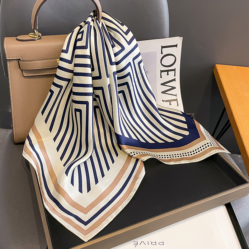 Silk Tie Woven - Luxury Brand Neckerchief Spring Square 100%