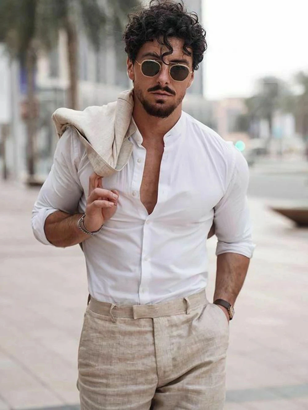 Summer Beach Business Linen Me - đánh giá và giá Men Formal Wear In Summer