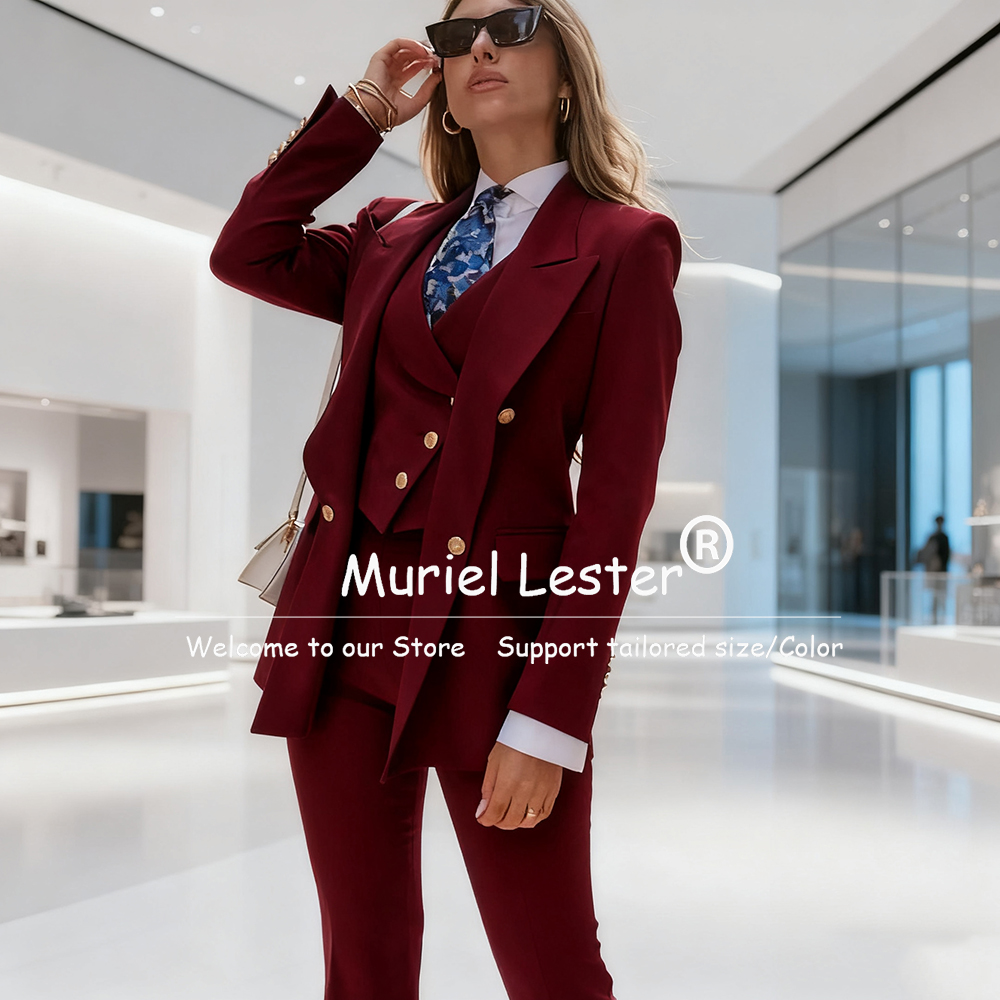 Elegant Blue Women's Suits Dou - đánh giá và giá Slim Fit Suit Set