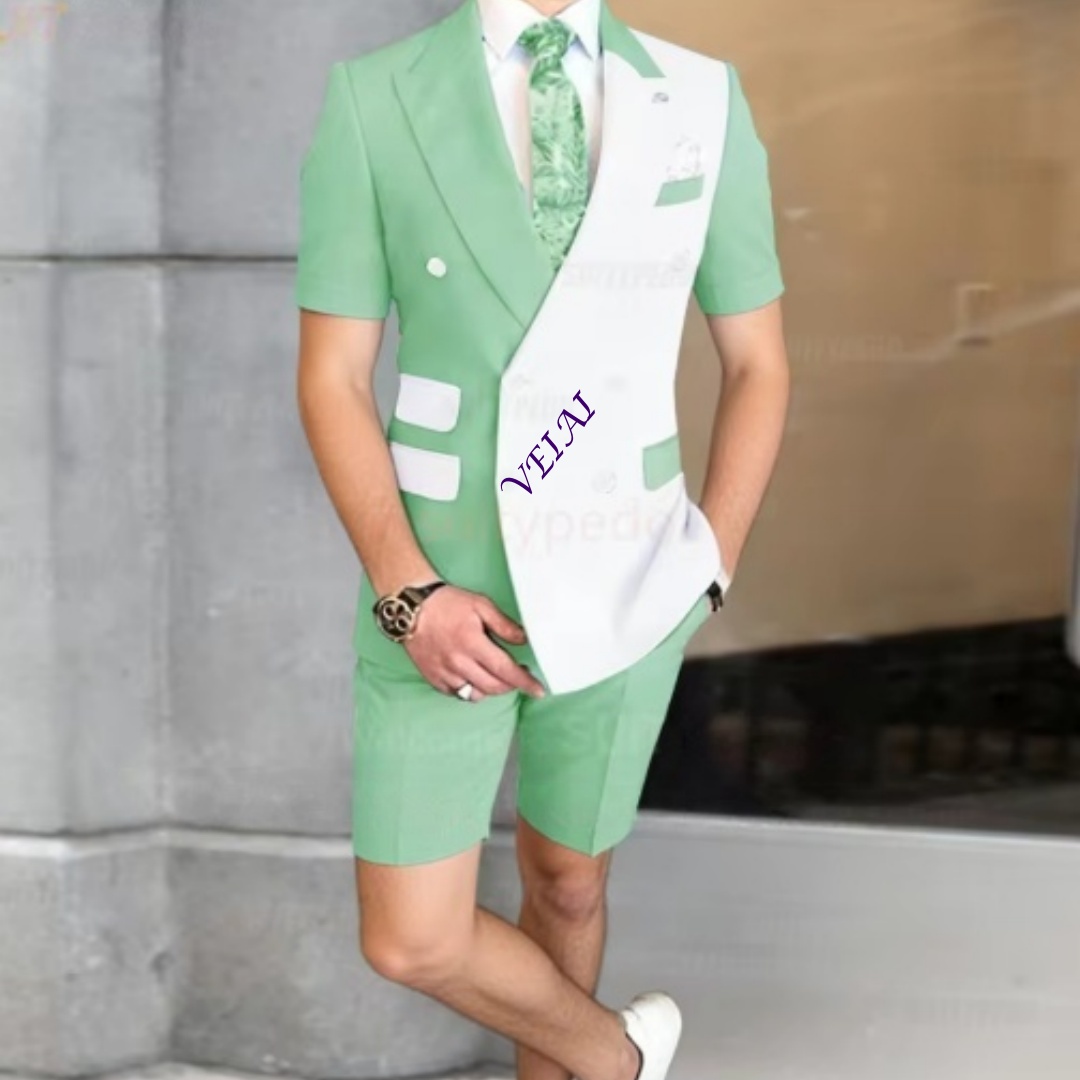 Summer Men's 2-Piece Casual Su - đánh giá và giá Men Formal Wear In Summer