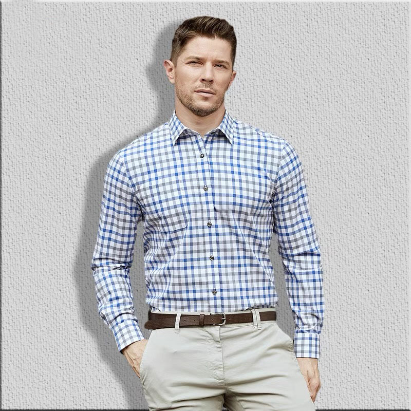 Men's long sleeve shirt pure c - đánh giá và giá Men Formal Wear In Summer
