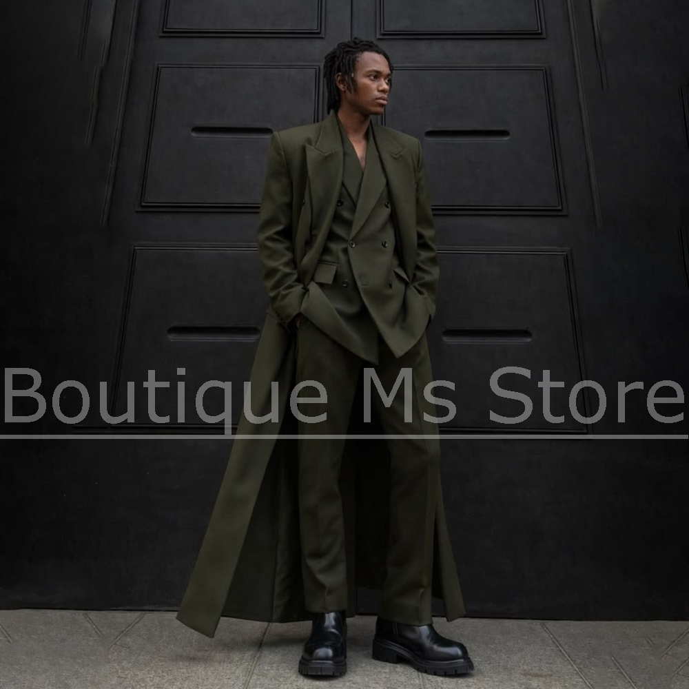 Men Long Suit Three Piece Over - đánh giá và giá Men'S Hip Formal Wear