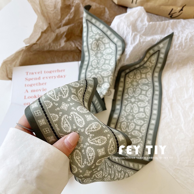 Set Series Silk Satin Scarf Wo - đánh giá và giá Silk Tie Woven