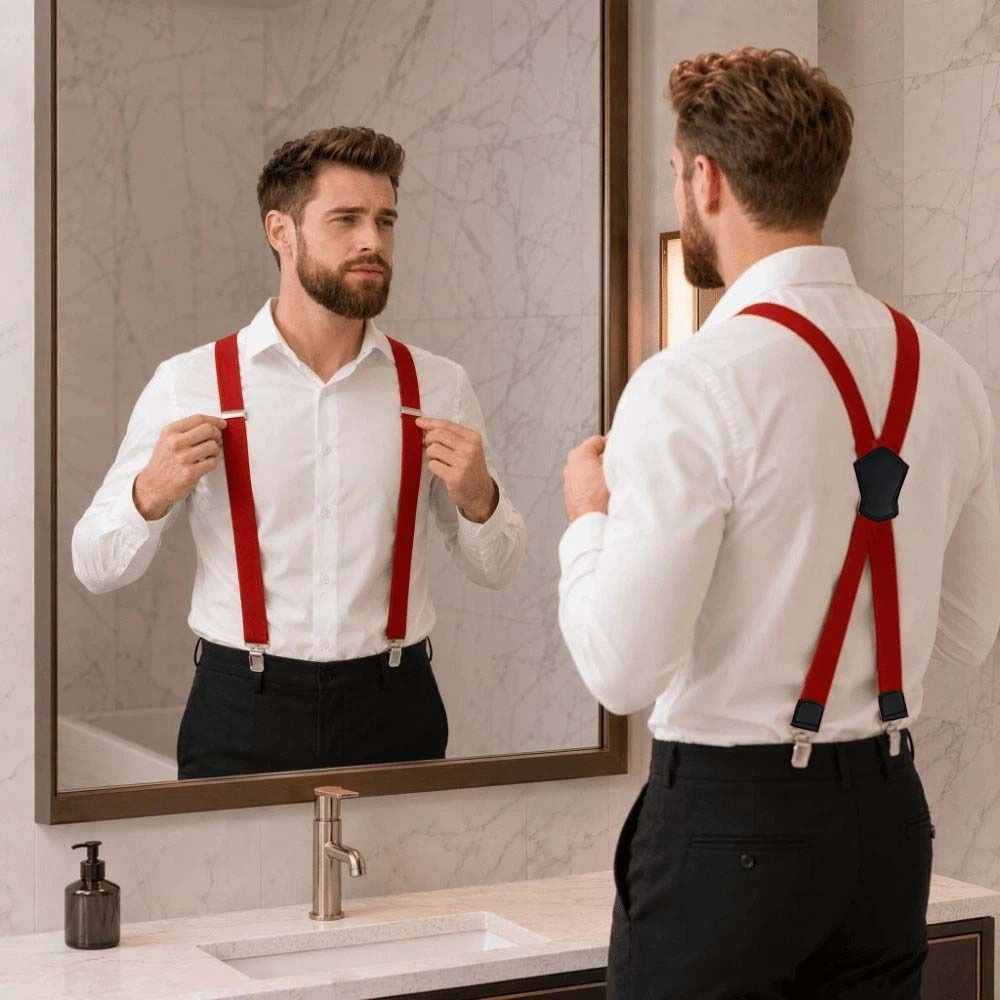 Elastic Heavy Duty Suspenders  - đánh giá và giá Suspender Clip Formal