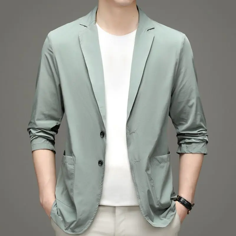 New Summer Men Thin Blazers Bu - đánh giá và giá Men Formal Wear In Summer