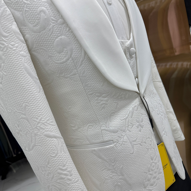 Men Wedding Suit White 3 Piece - đánh giá và giá Men Formal Wear Jacket