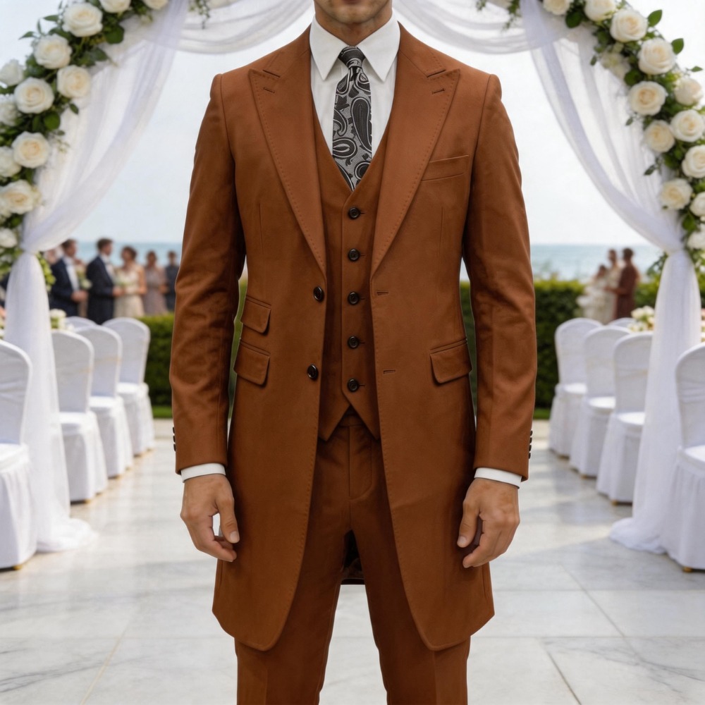 Slim Fit 3 Pieces Formal Men S - đánh giá và giá Men Formal Wear In Summer