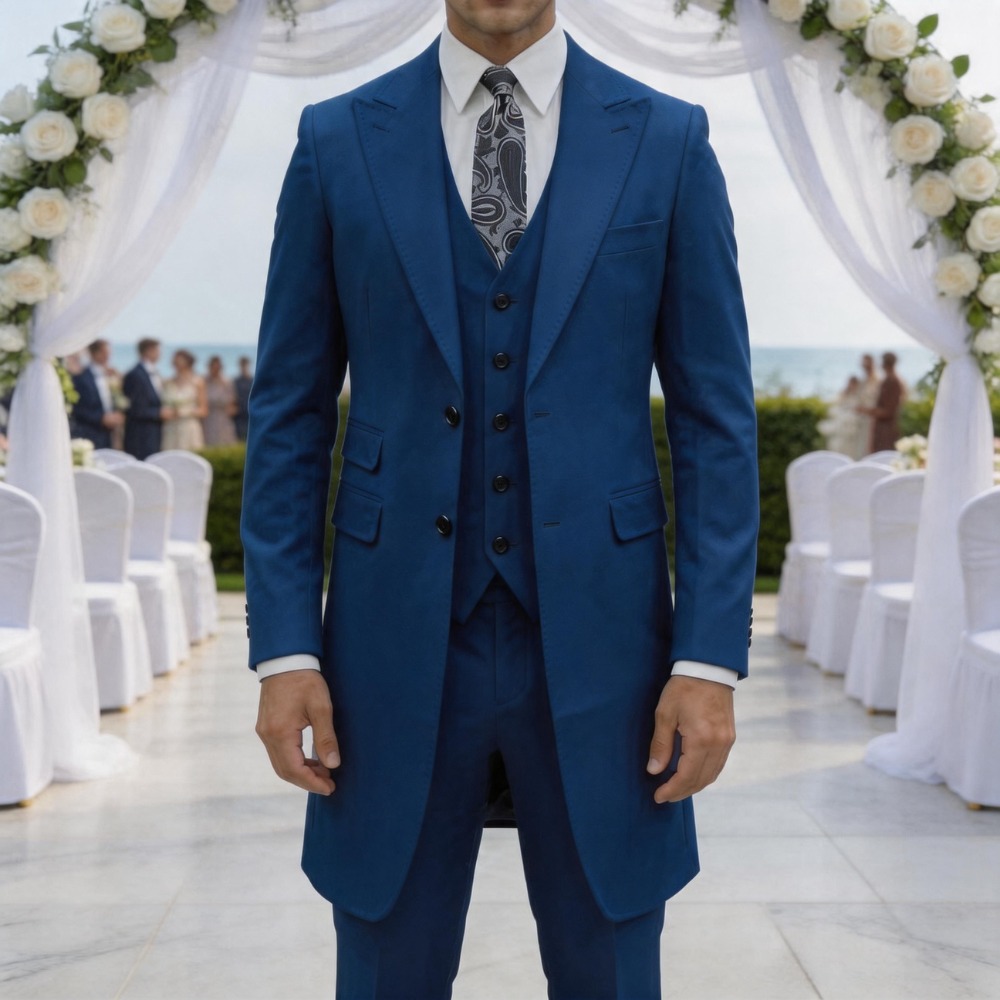 Slim Fit 3 Pieces Formal Men S - đánh giá và giá Men Formal Wear In Summer