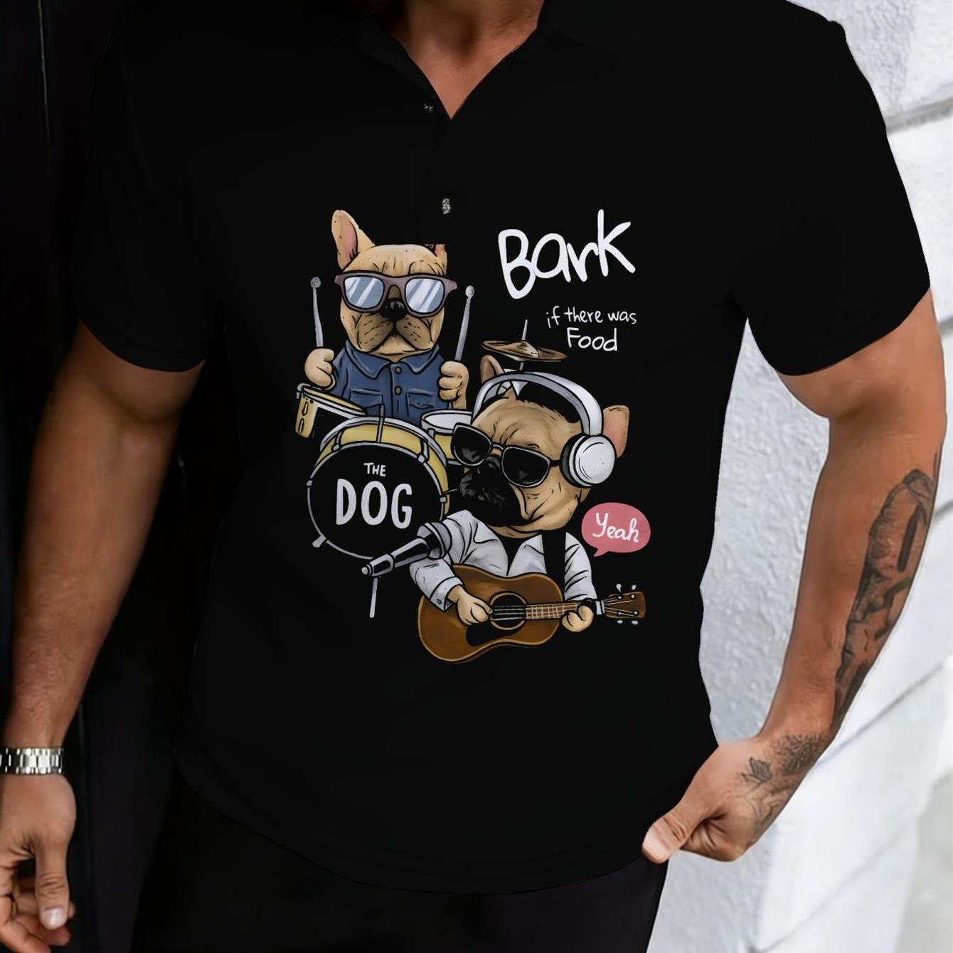 Men's Casual Polo Shirt Black  - đánh giá và giá Men Formal Wear In Summer