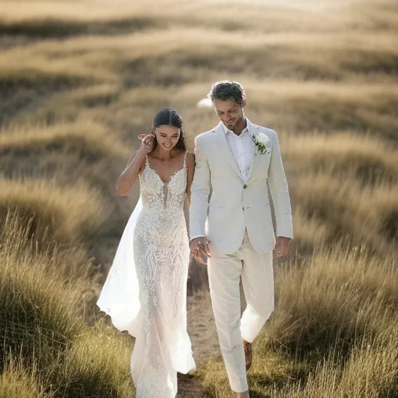 Linen Wedding Tuxedo For Men S - đánh giá và giá Men Linen Formal Wear