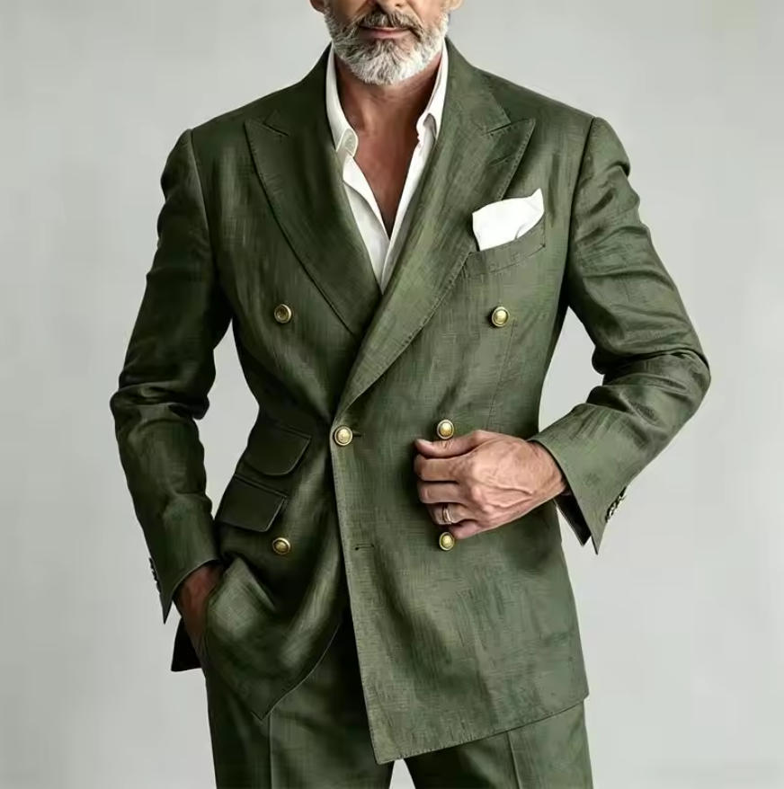Men's Linen Suit Blazer Jacket - đánh giá và giá Men Linen Formal Wear