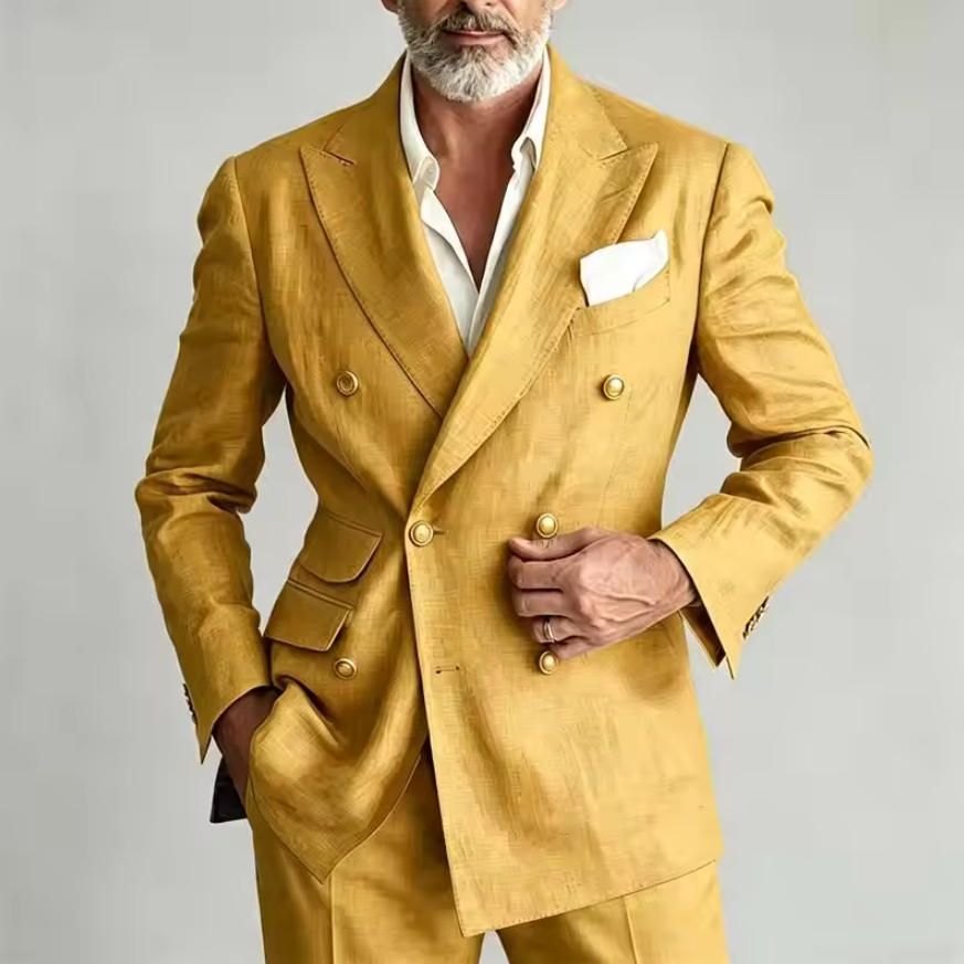 Men's Linen Suit Blazer Jacket - đánh giá và giá Men Linen Formal Wear