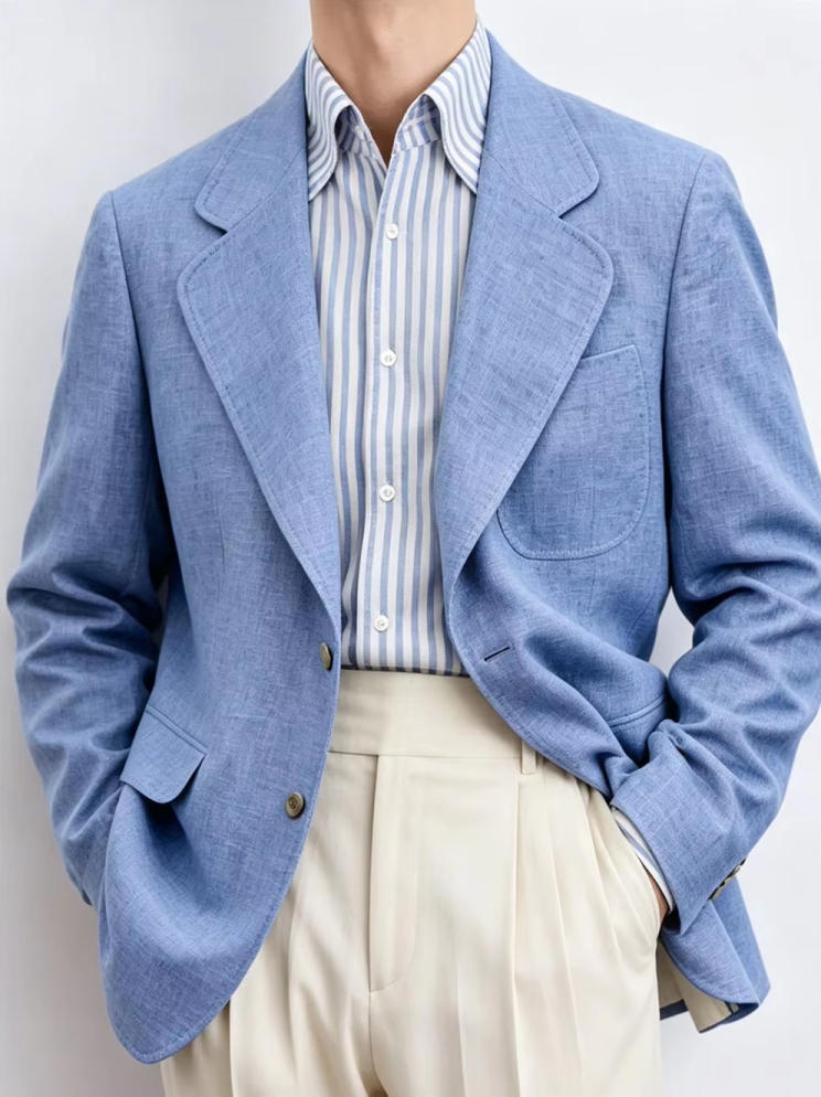 Only Linen Men's Blazer 1PCS B - đánh giá và giá Men Linen Formal Wear