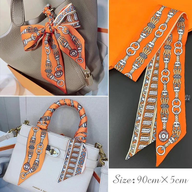 Fashion Skinny Silk Scarf for  - đánh giá và giá Silk Tie Woven