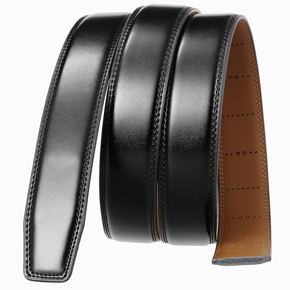 3-3.1cm Width Cowskin Leather  - đánh giá và giá Formal Belt Leather Thin