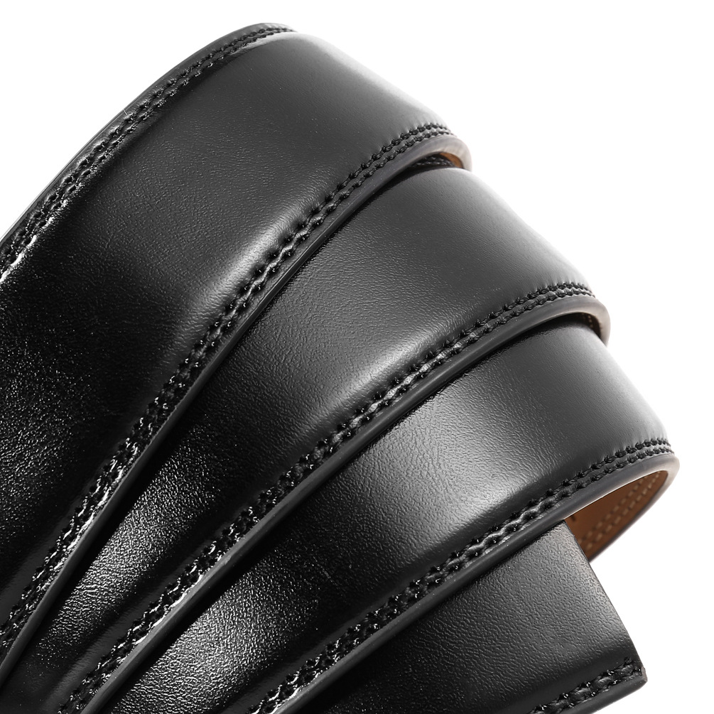 3-3.1cm Width Cowskin Leather  - đánh giá và giá Formal Belt Leather Thin