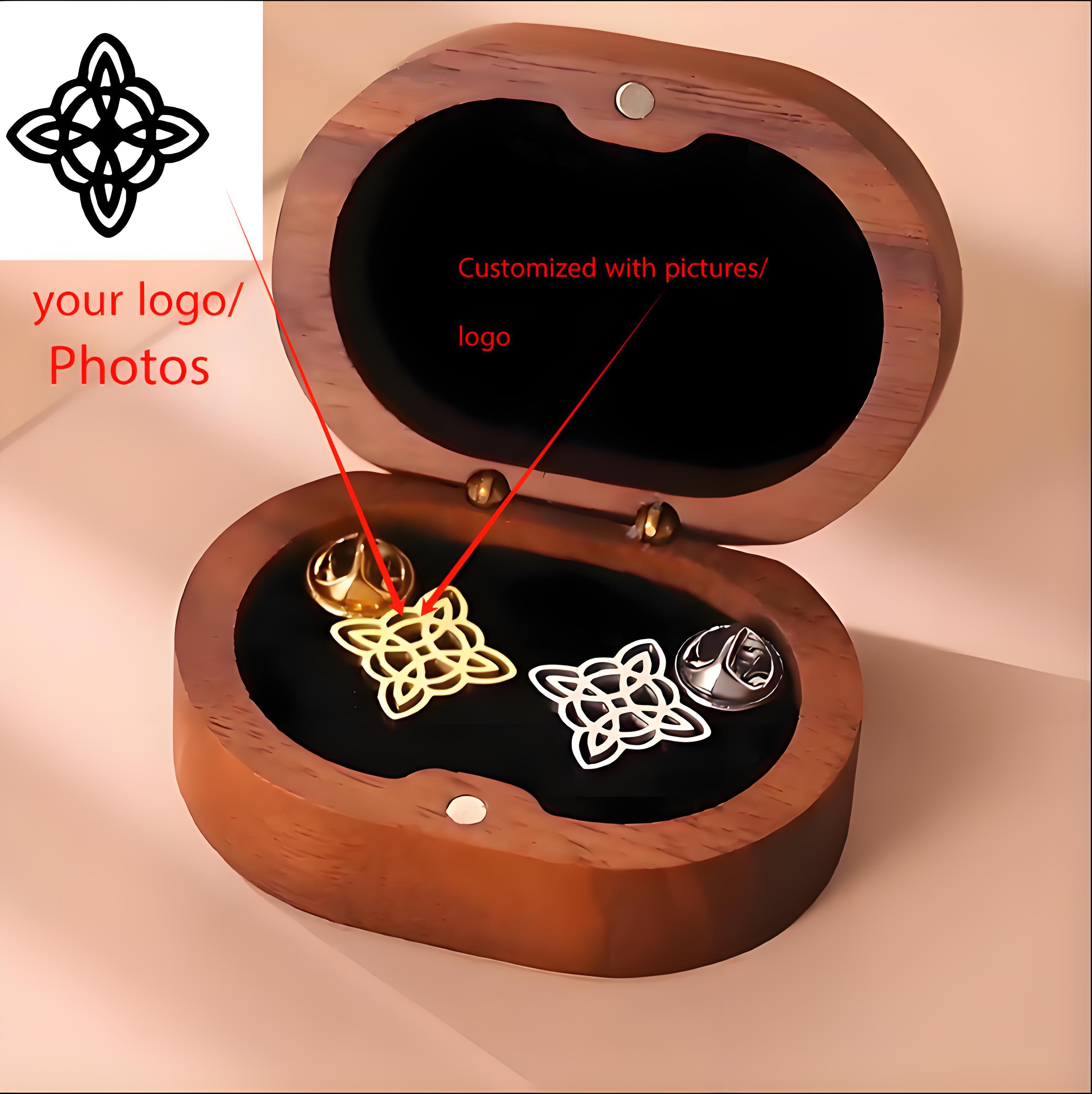 High - End Custom Logo Brooch  - đánh giá và giá Men'S Formal Wear Jewelry