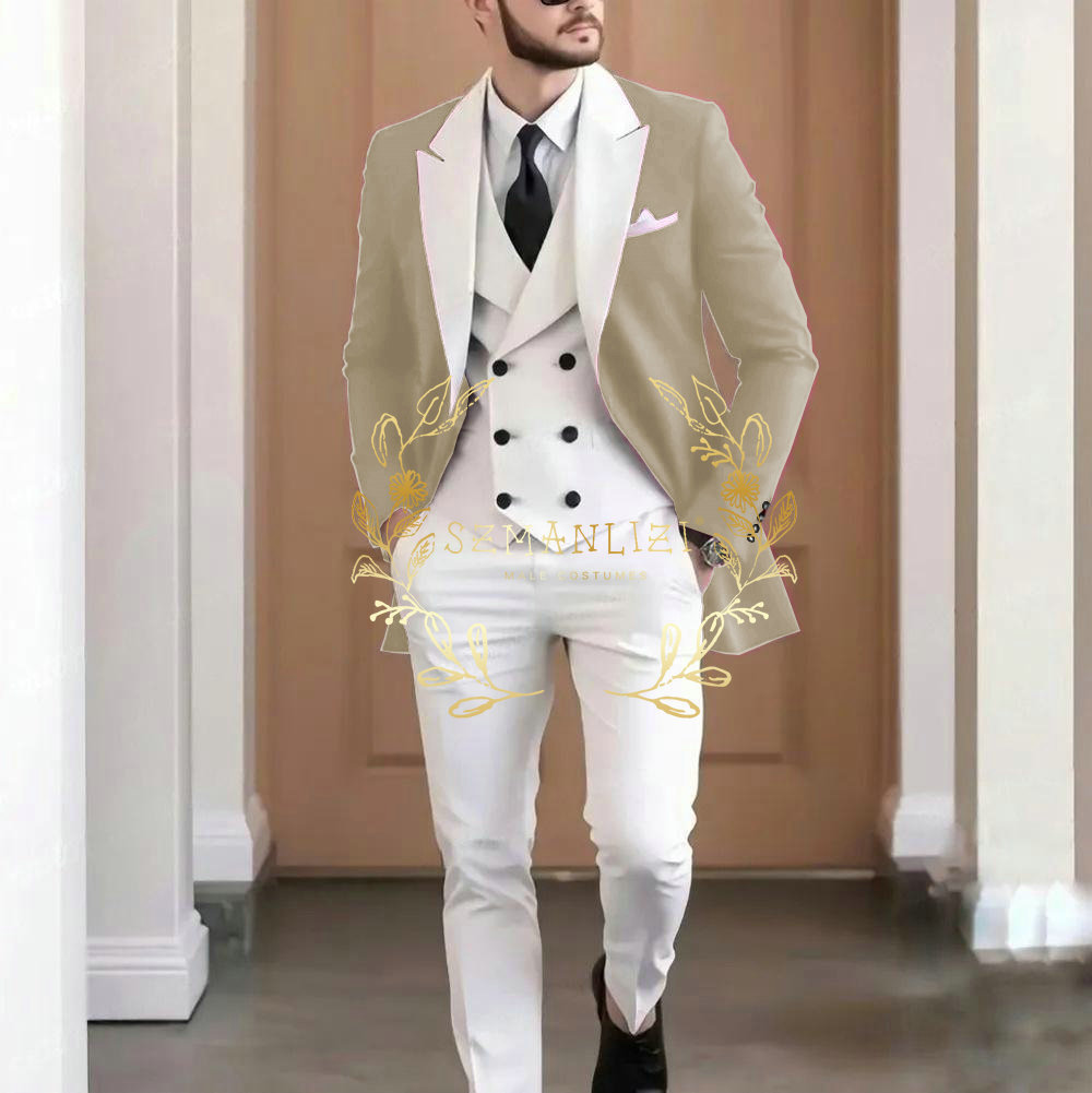 Elegant Burgundy 3-pieces Men' - đánh giá và giá Men Formal Wear Jacket