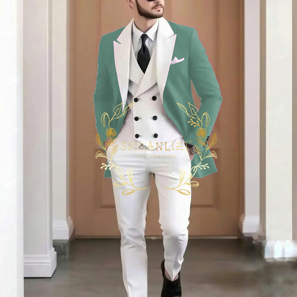 Elegant Burgundy 3-pieces Men' - đánh giá và giá Men Formal Wear Jacket