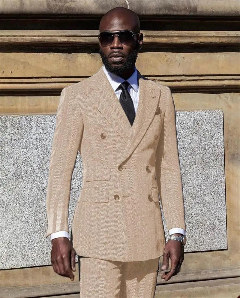 Herringbone Suits for Men Groo - đánh giá và giá Men Formal Wear Jacket