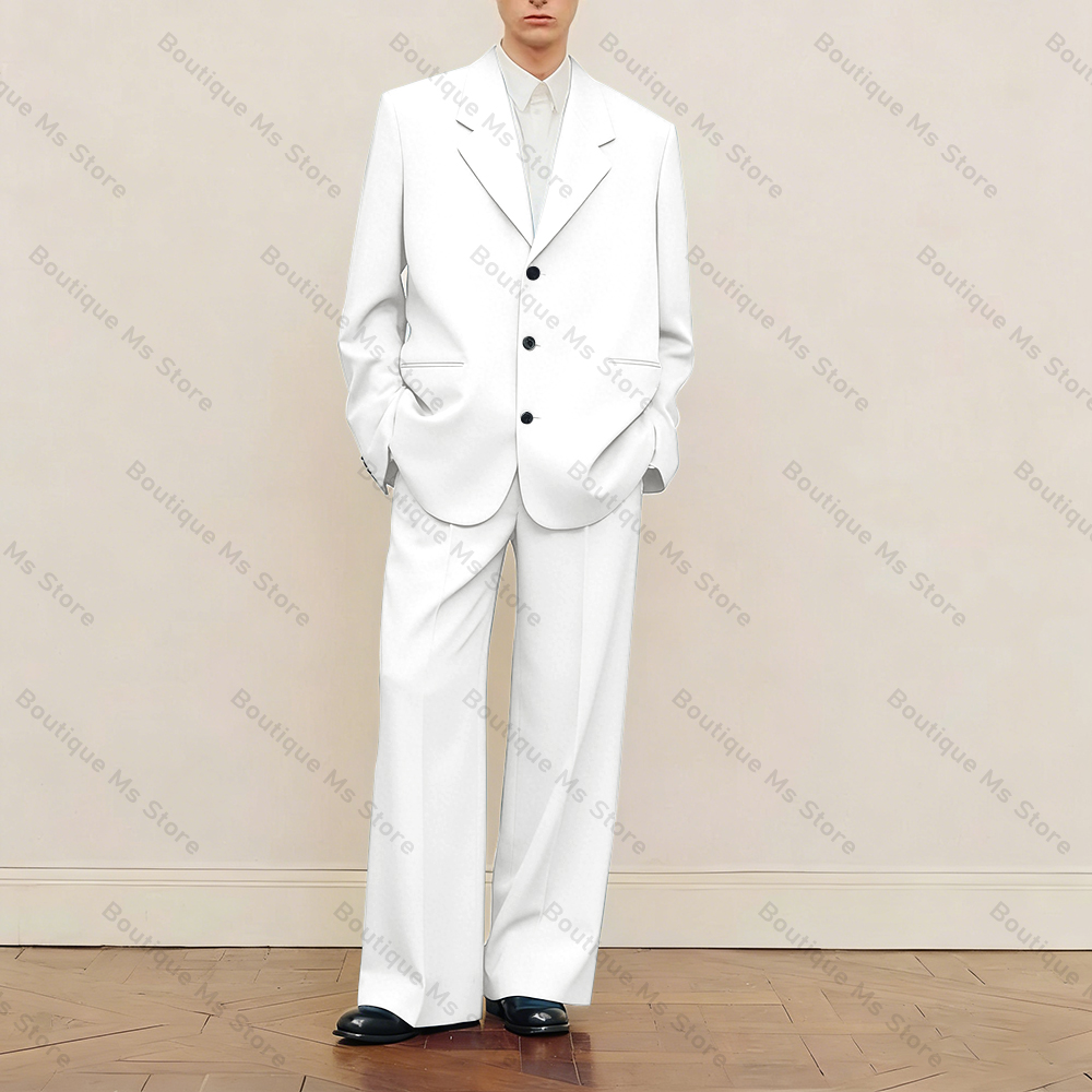 Men's Black Oversized Suit Set - đánh giá và giá Men Formal Wear Jacket