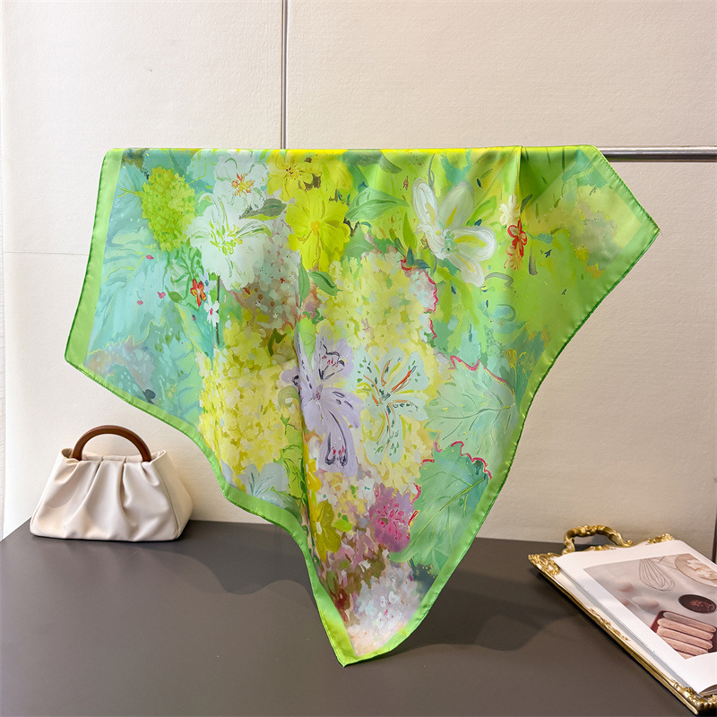 70*70cm Square Silk Scarf for  - đánh giá và giá Silk Tie Woven
