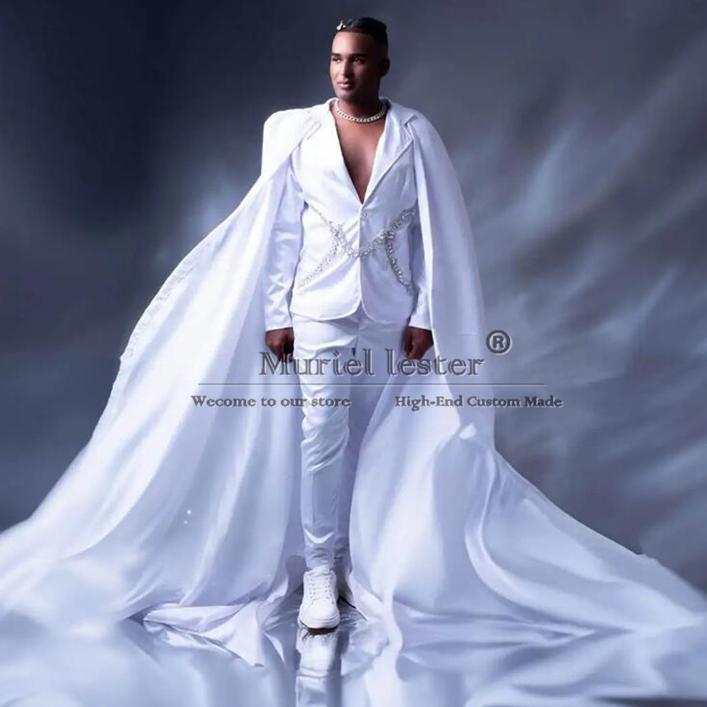 White Groom Wear Wedding Suits - đánh giá và giá Men'S Formal Wear Jewelry