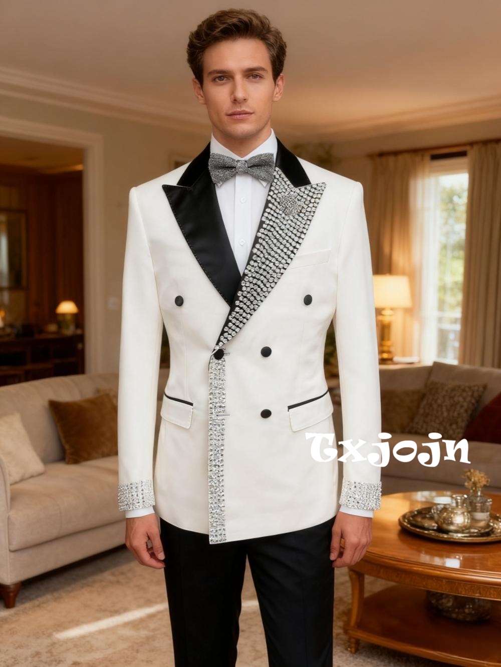 Dazzling Luxury Beaded Men's S - đánh giá và giá Men'S Formal Wear For Engagement