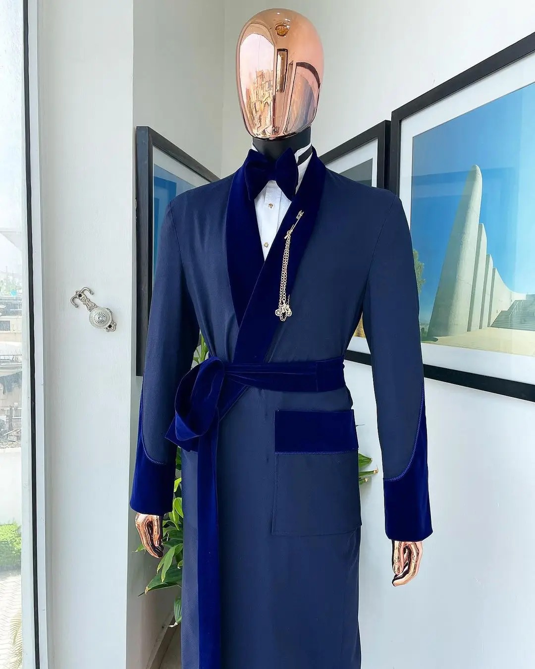 Tailor Made Royal Blue Men Sui - đánh giá và giá Men Formal Wear Jacket