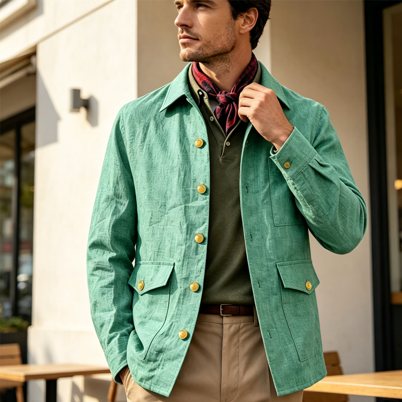 Vintage Men's Linen Jacket Lap - đánh giá và giá Men Linen Formal Wear