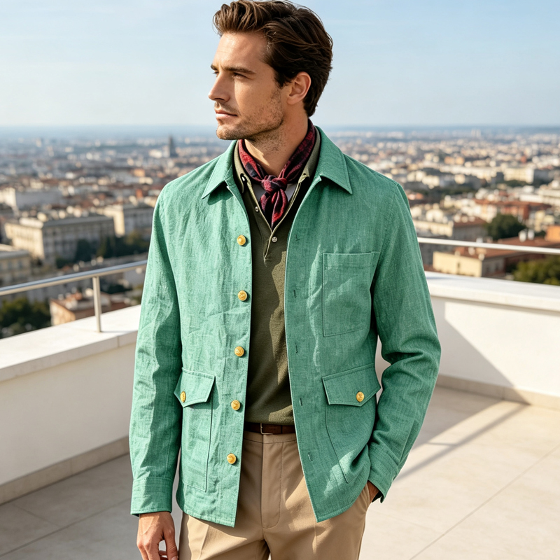 Vintage Men's Linen Jacket Lap - đánh giá và giá Men Linen Formal Wear