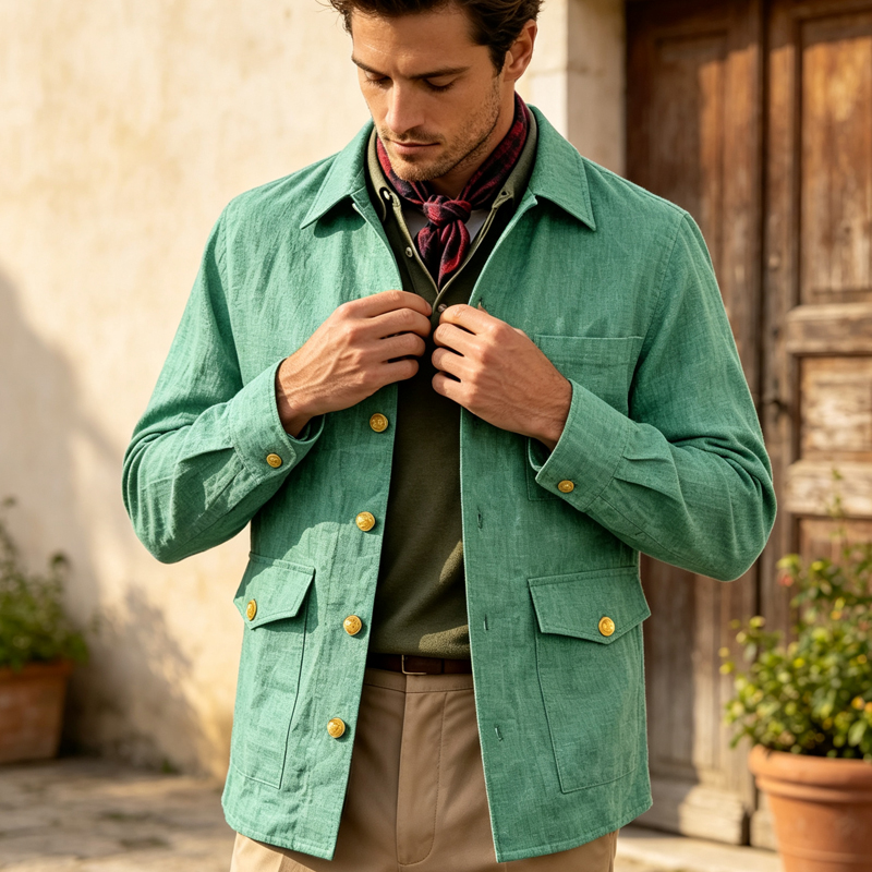 Vintage Men's Linen Jacket Lap - đánh giá và giá Men Linen Formal Wear