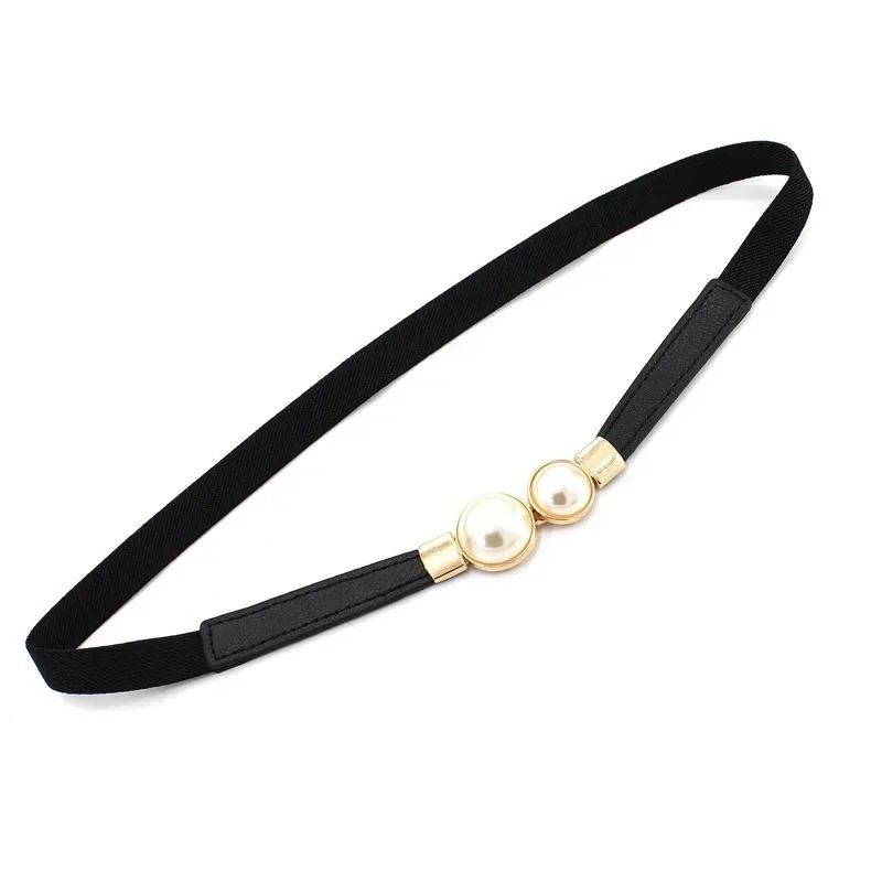 Women's Belt Creative Double P - đánh giá và giá Formal Belt Leather Thin