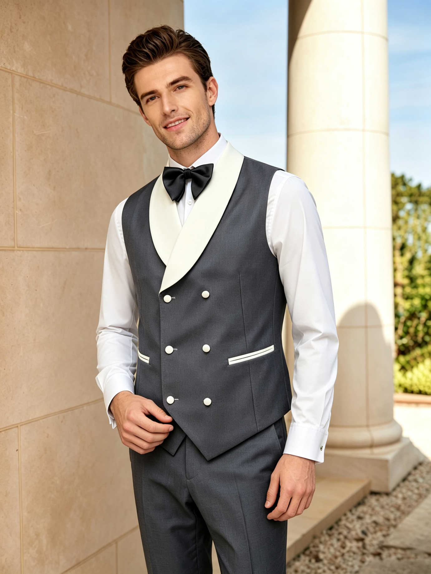 Handsome Tuxedos Men Suits Sha - đánh giá và giá Men'S Formal Wear For Engagement