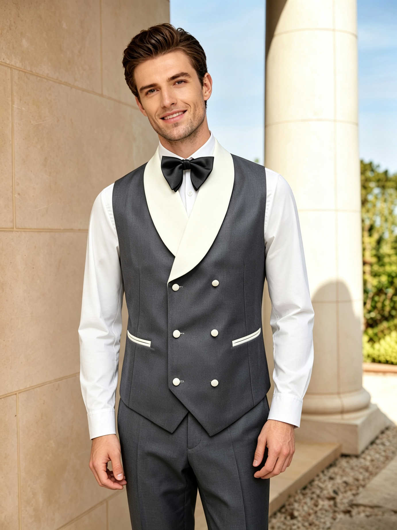 Handsome Tuxedos Men Suits Sha - đánh giá và giá Men'S Formal Wear For Engagement