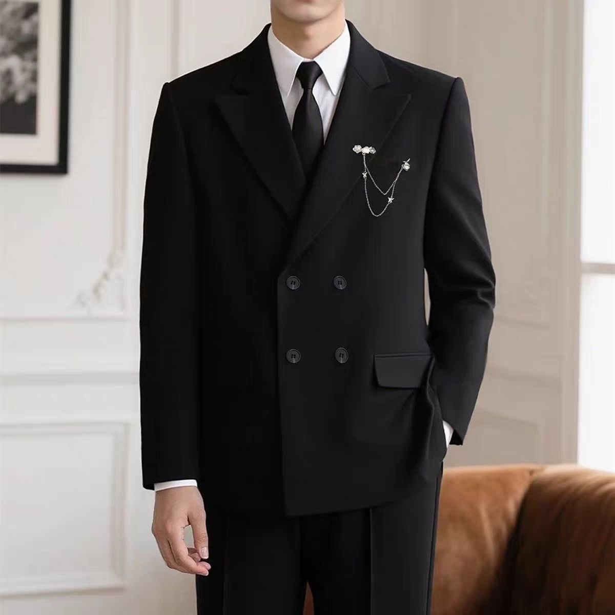 Casual Double-Breasted Wedding - đánh giá và giá Men'S Formal Wear For Engagement